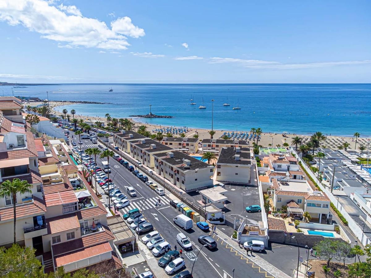 Los cristianos - San Telmo piscina y vistas mar Arona  Exterior foto