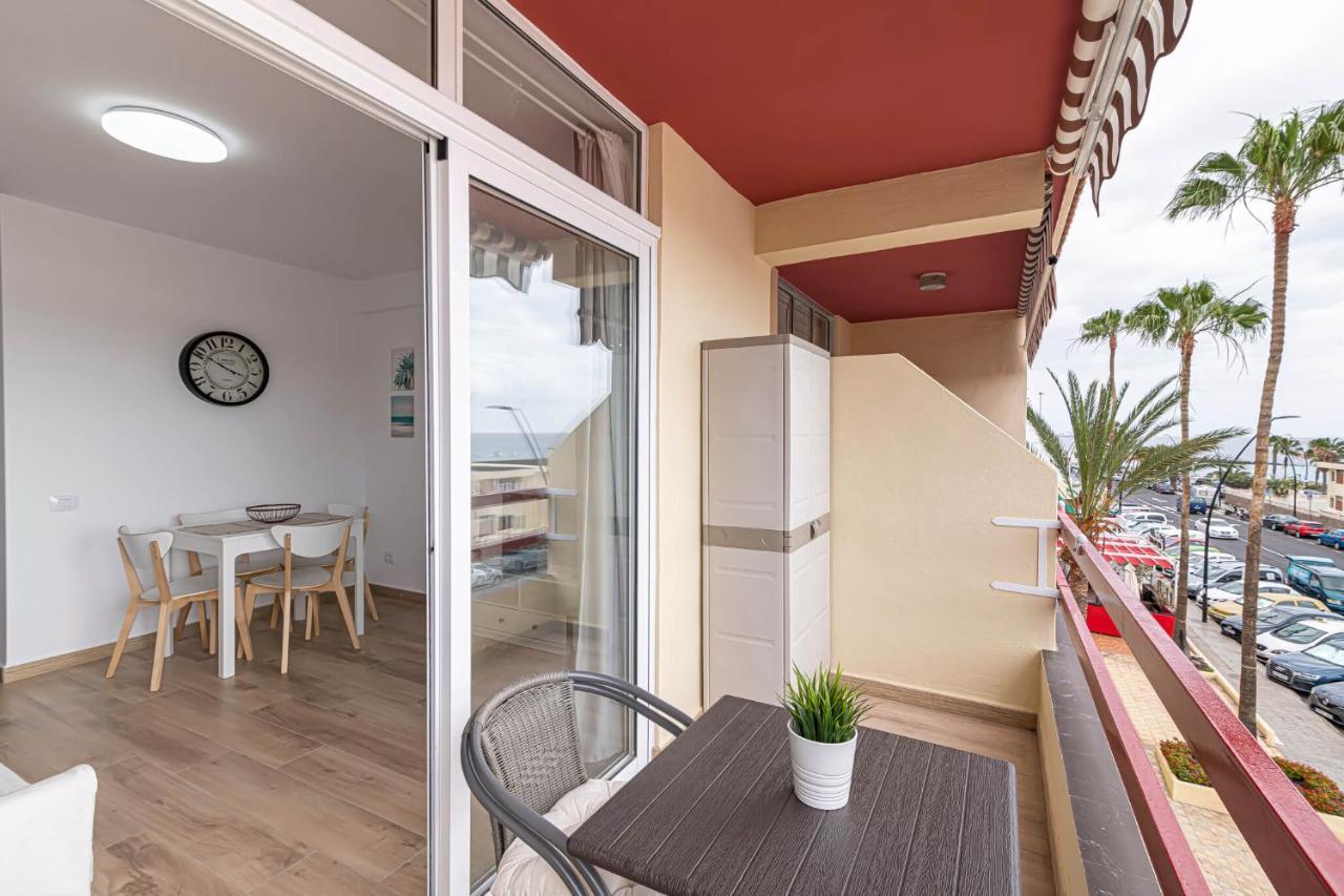 Los cristianos - San Telmo piscina y vistas mar Arona  Exterior foto