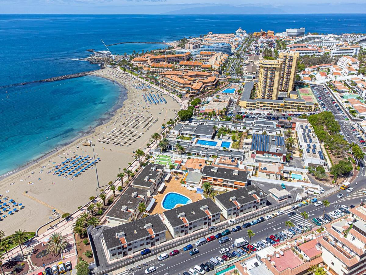 Los cristianos - San Telmo piscina y vistas mar Arona  Exterior foto